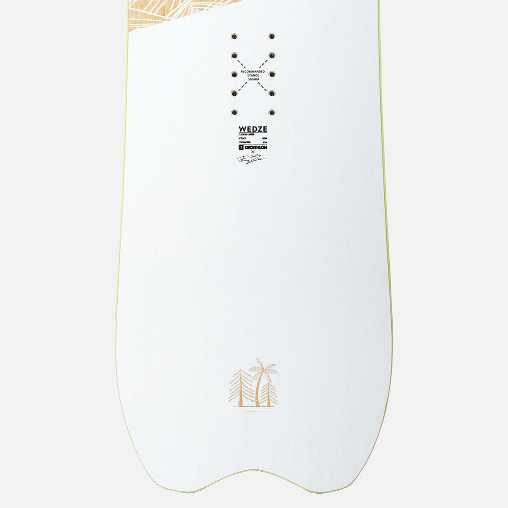 Unisex All Mountain/Powder Snowboard - LANDSCAPE wood