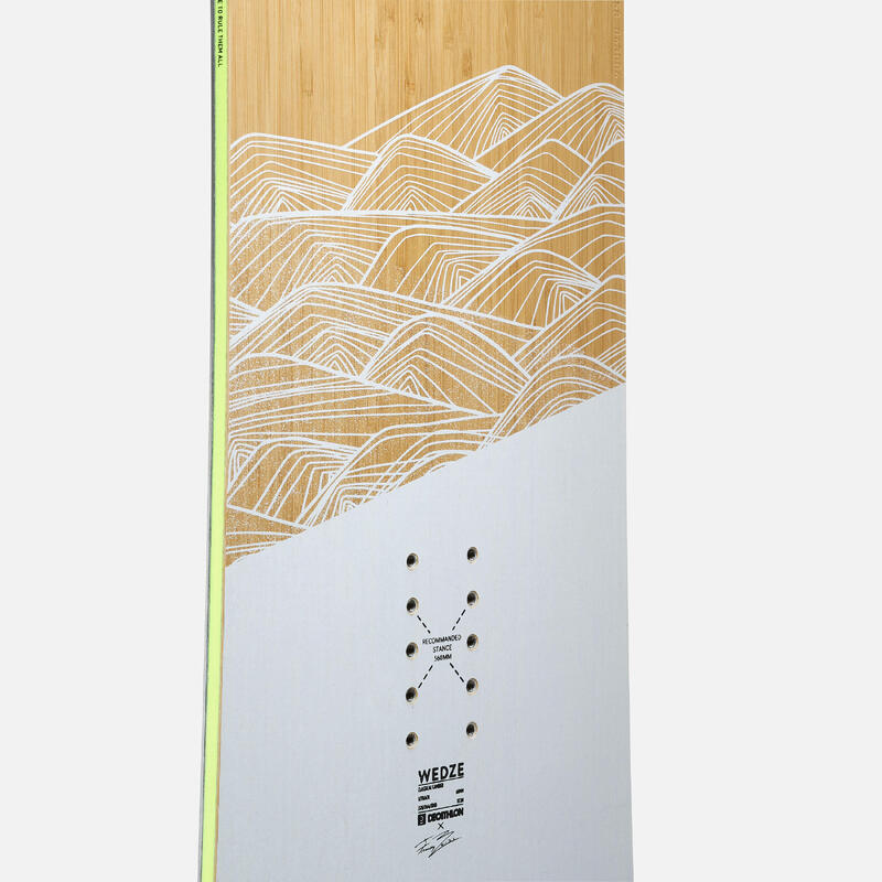 Unisex All Mountain/Powder Snowboard - LANDSCAPE wood