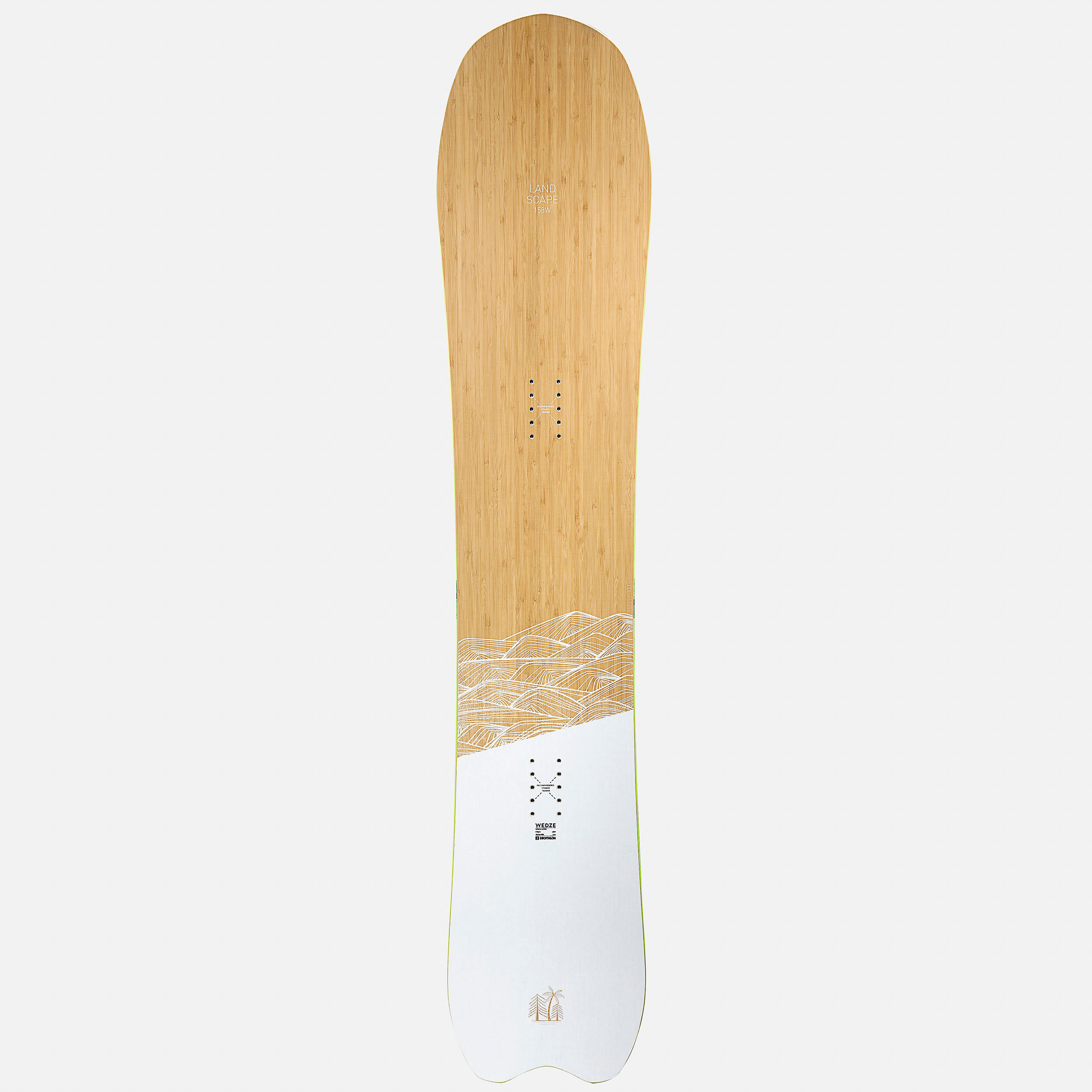 DREAMSCAPE Snowboardová doska Landscape na all mountain/prašan drevená unisex 153 cm (široké) · záber 4