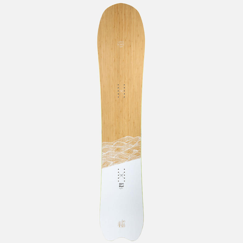 All-mountain poeder snowboard heren dames LANDSCAPE hout