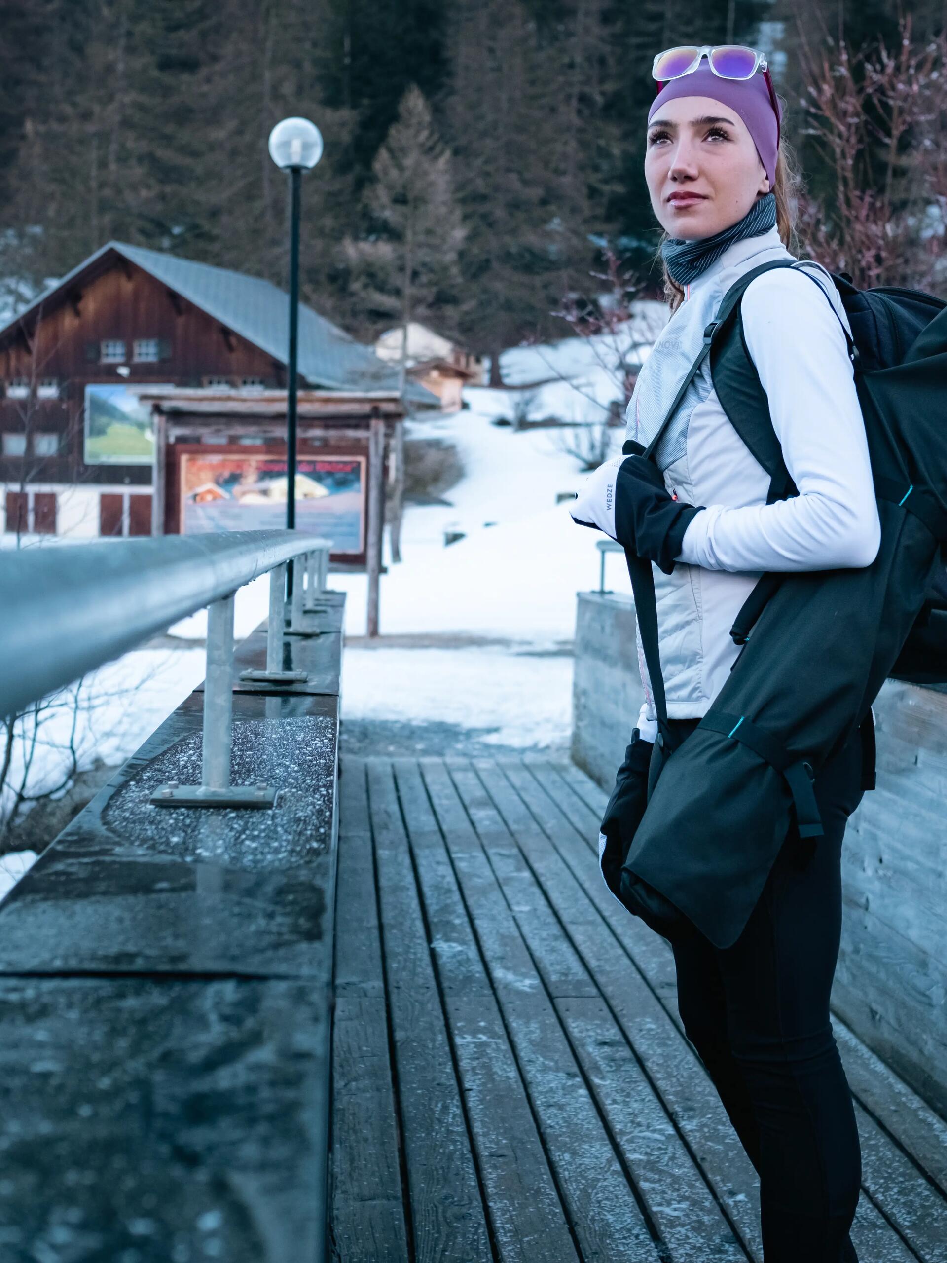 Inventer un ski de fond compact