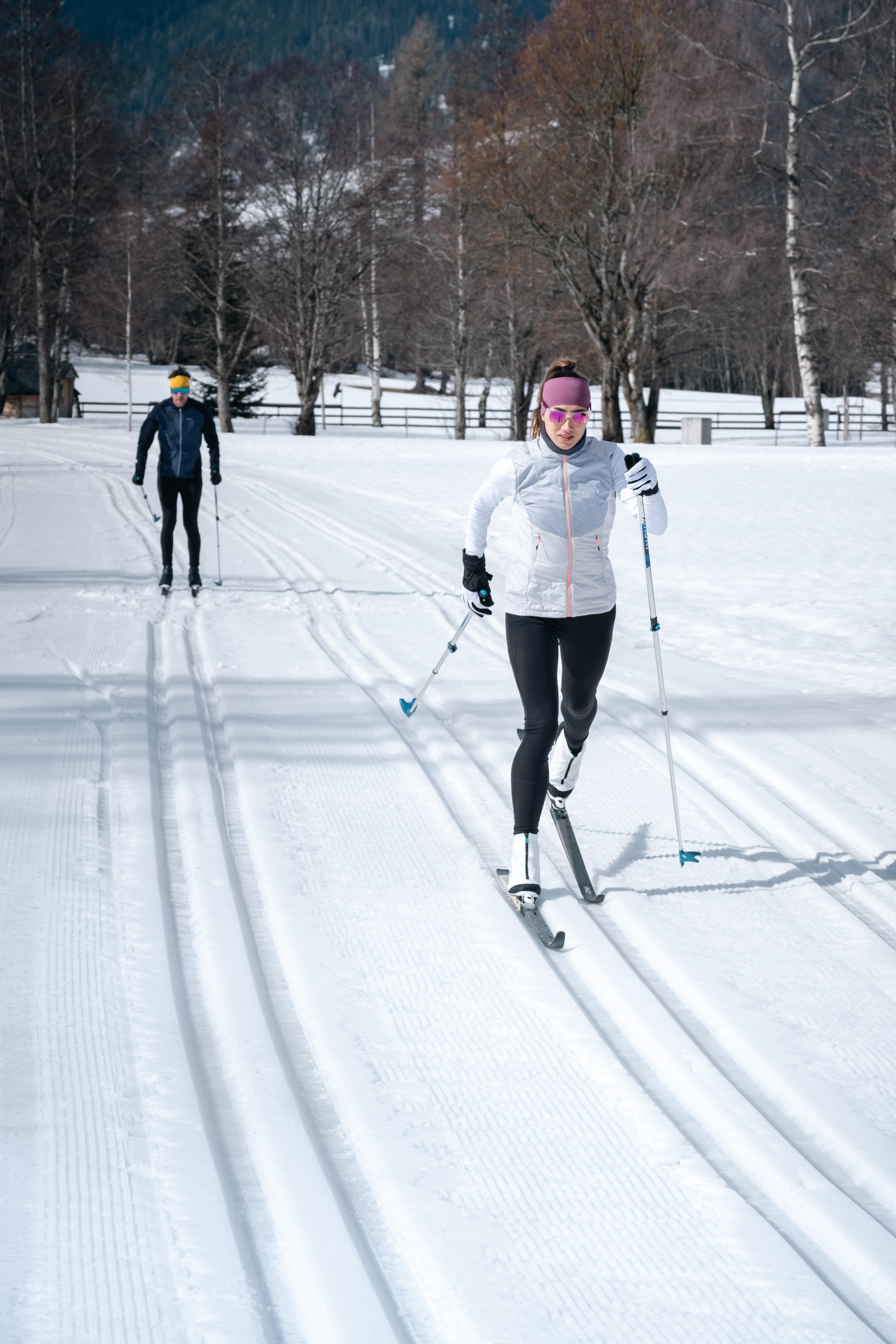 Bâtons de ski de fond ajustables –XC S 150 bleu - INOVIK