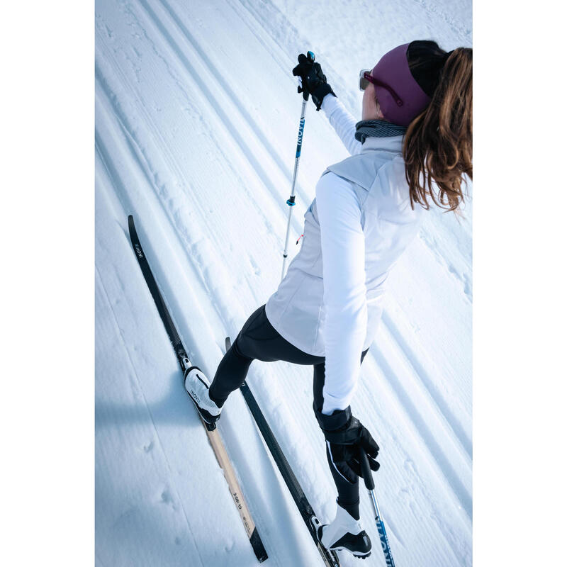 GILET DE SKI DE FOND 500 FEMME - BLANC