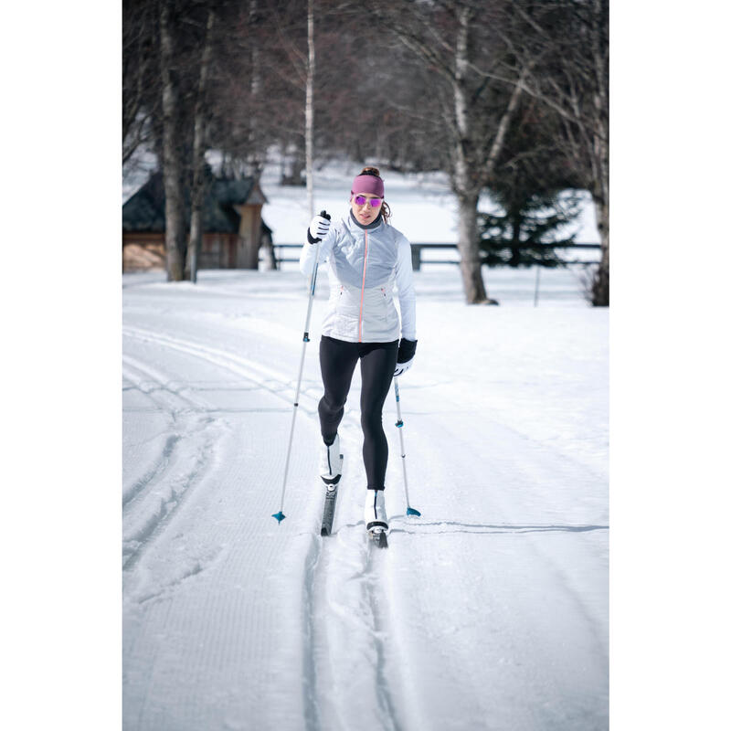 GILET DE SKI DE FOND 500 FEMME - BLANC