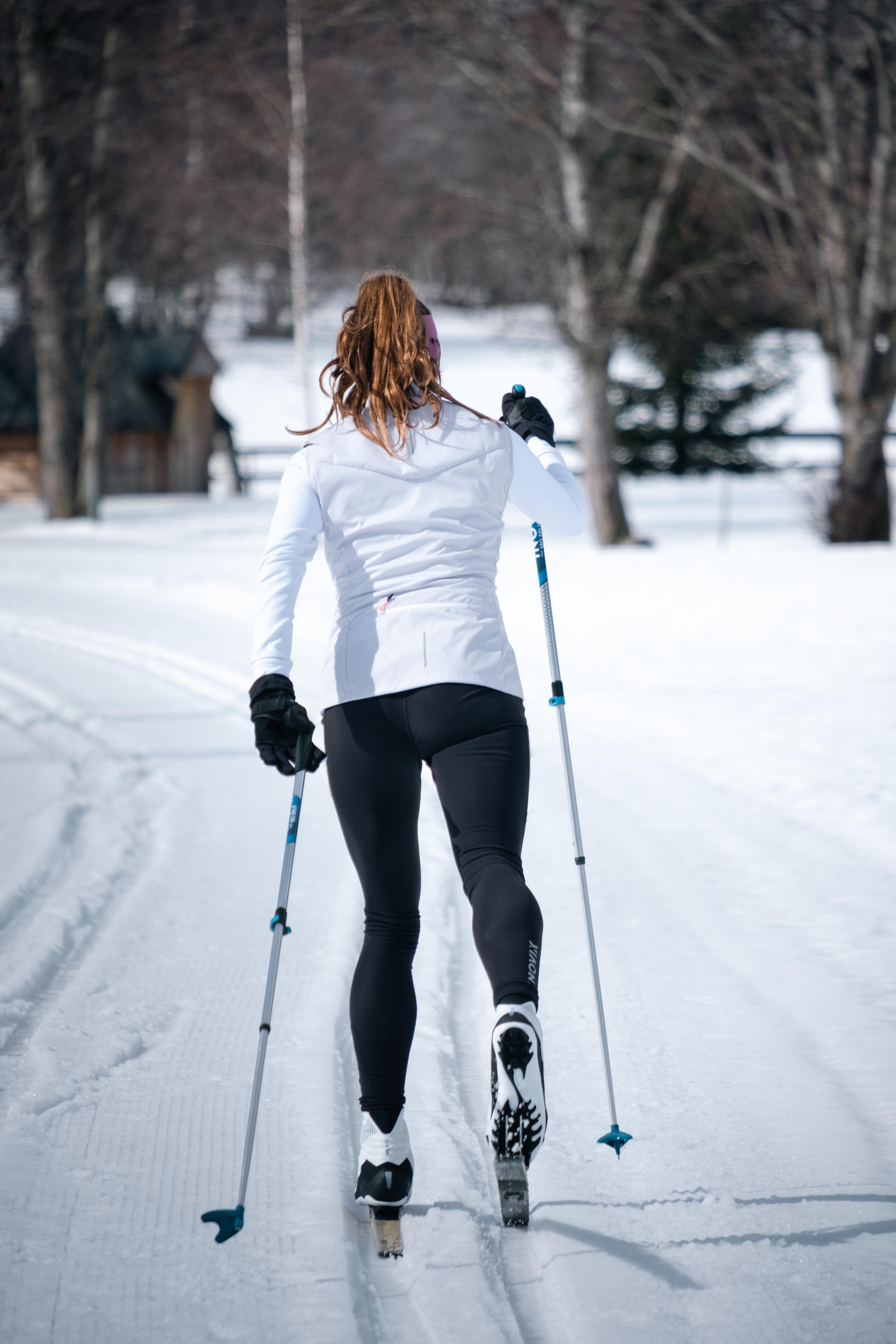 Veste de ski de fond femme – XC S 500 blanc - Blanc glacier - Inovik -  Décathlon