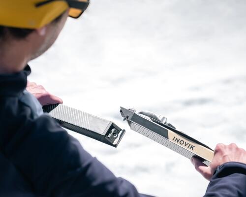 Inventer un ski de fond compact