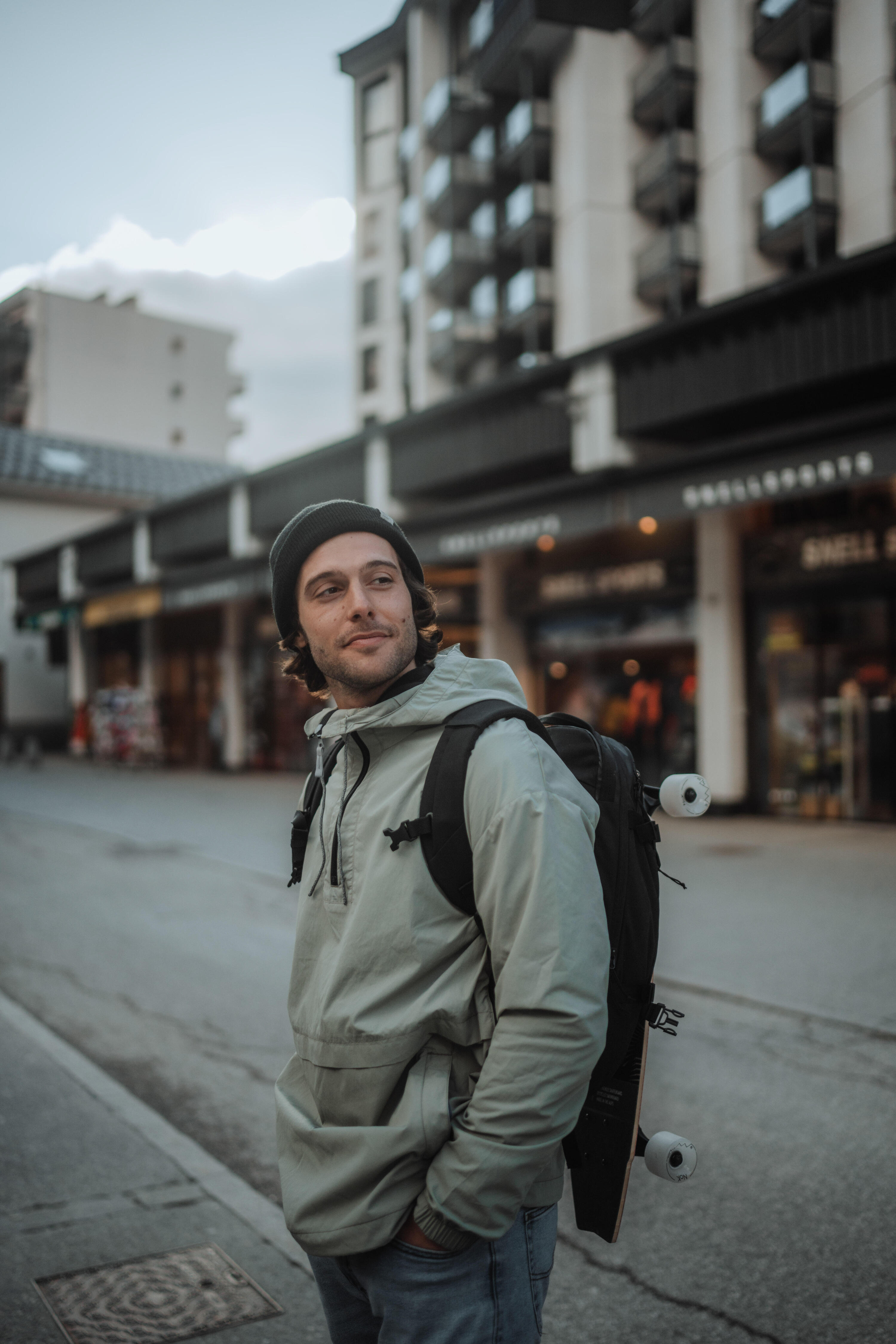 Veste de snowboard légère et confortable 1/2 zip, snb 100 verte 18/19