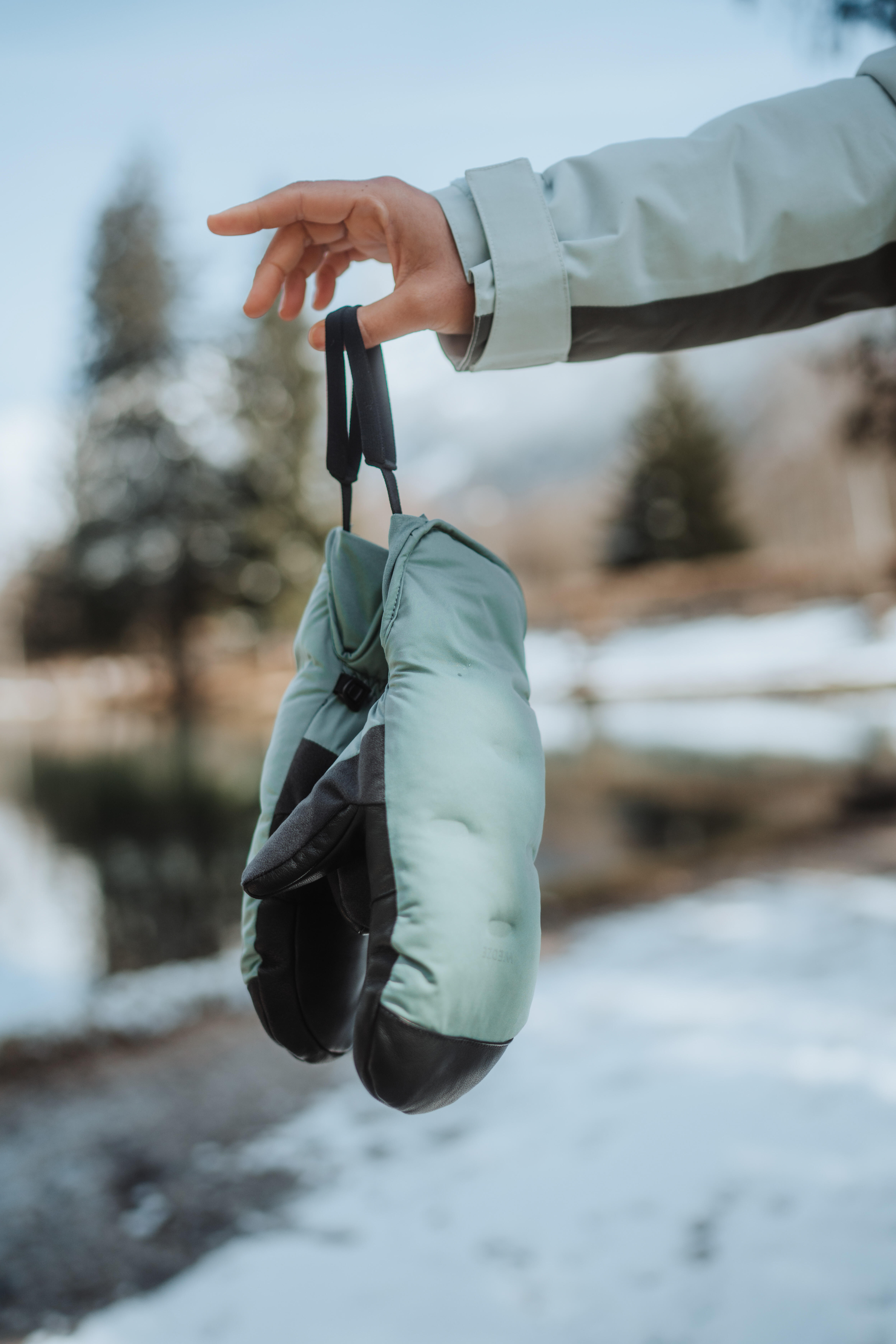 Warm and Waterproof Ski Mittens, 500 - WEDZE