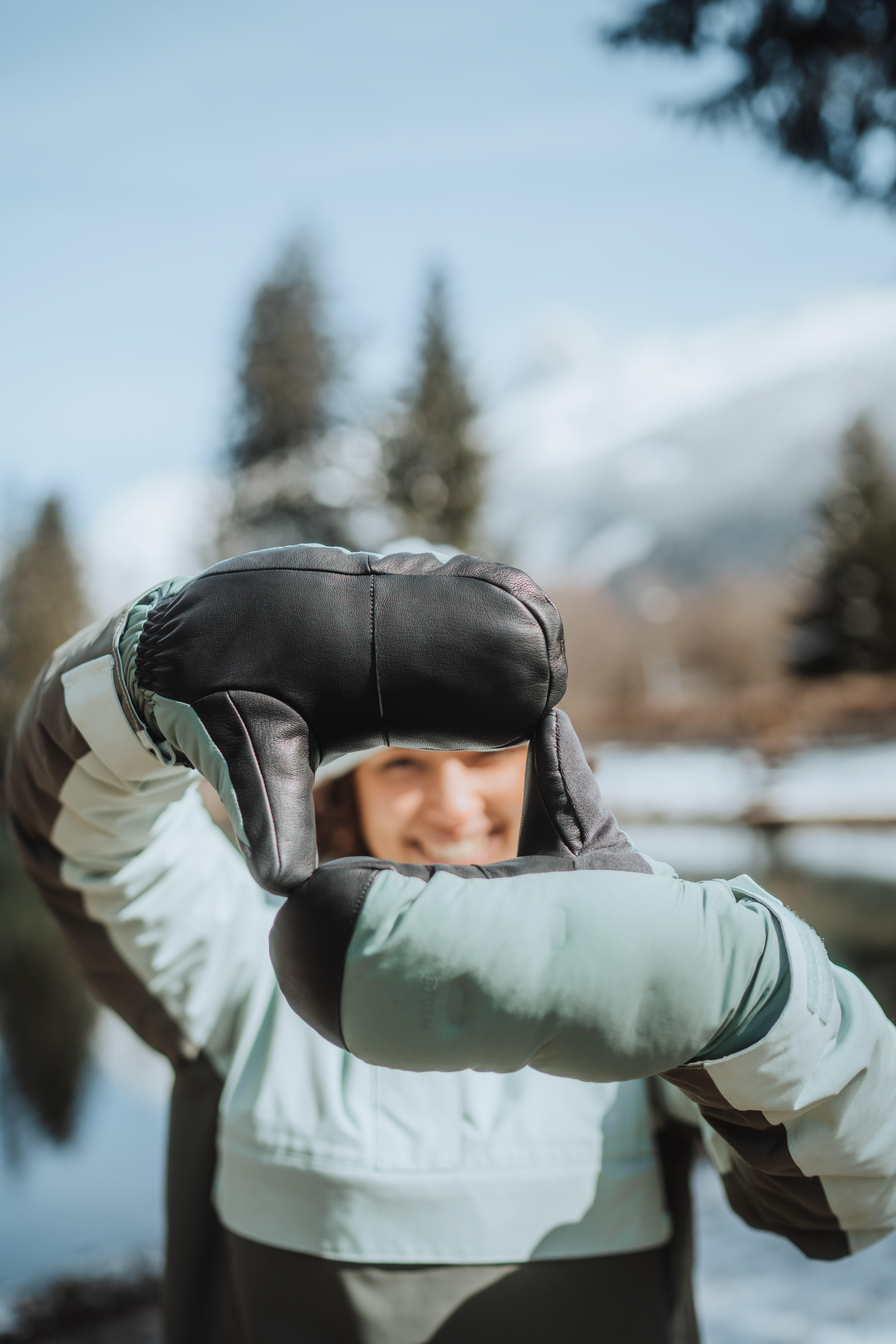 Warm and Waterproof Ski Mittens, 500 - WEDZE