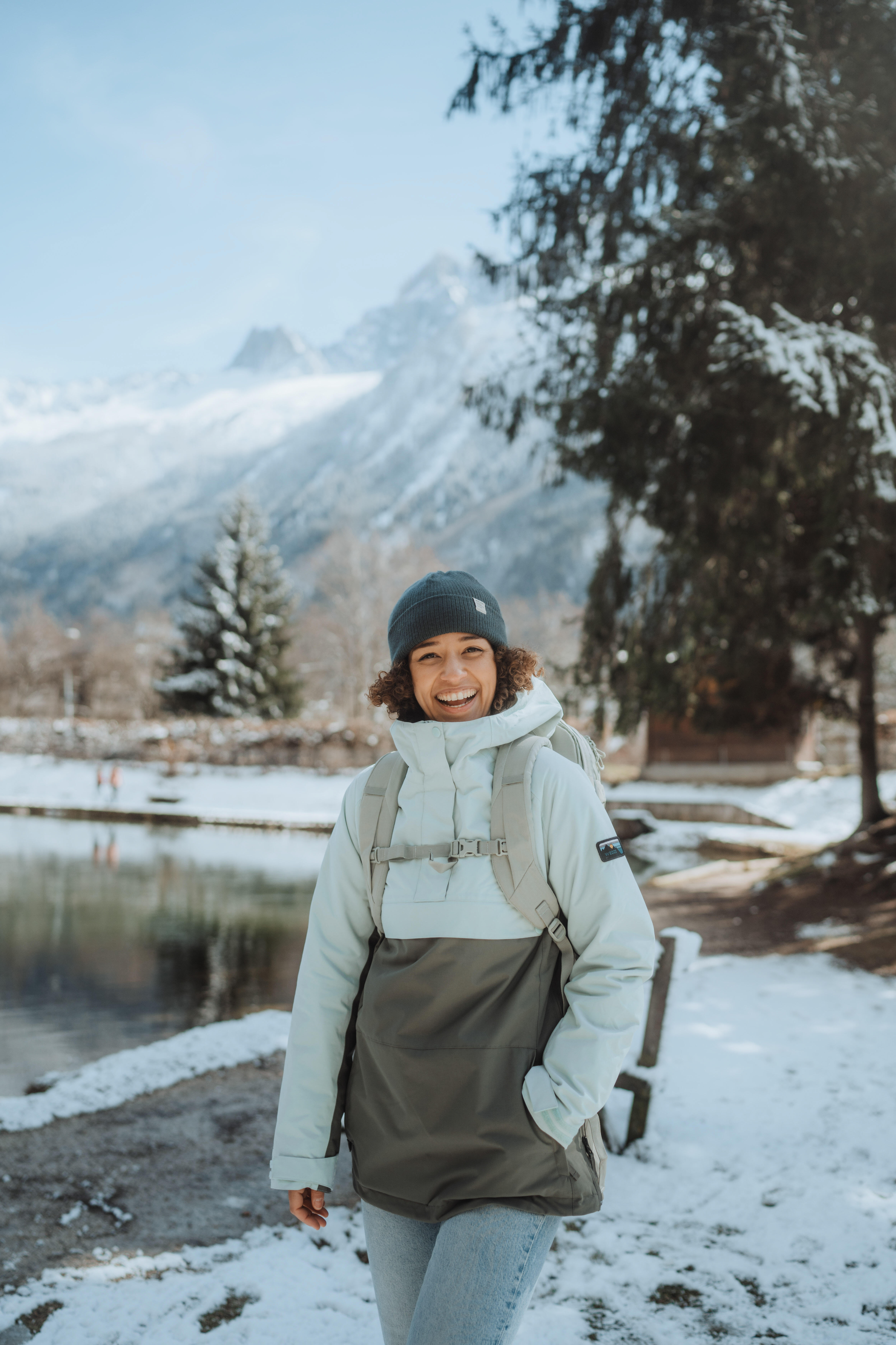 Khaki snowboard jacket sale