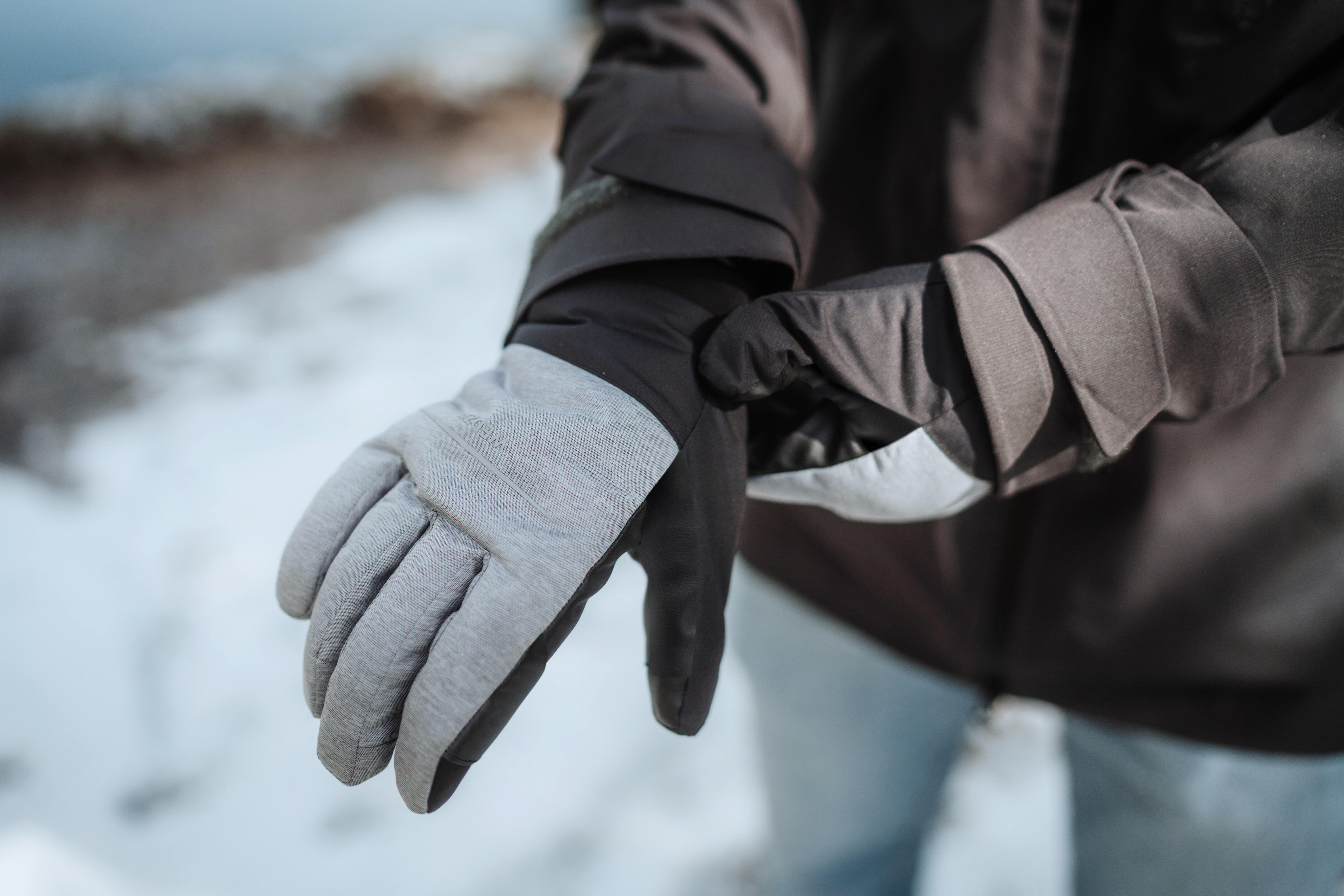 Gants de ski – 100 gris/noir - WEDZE