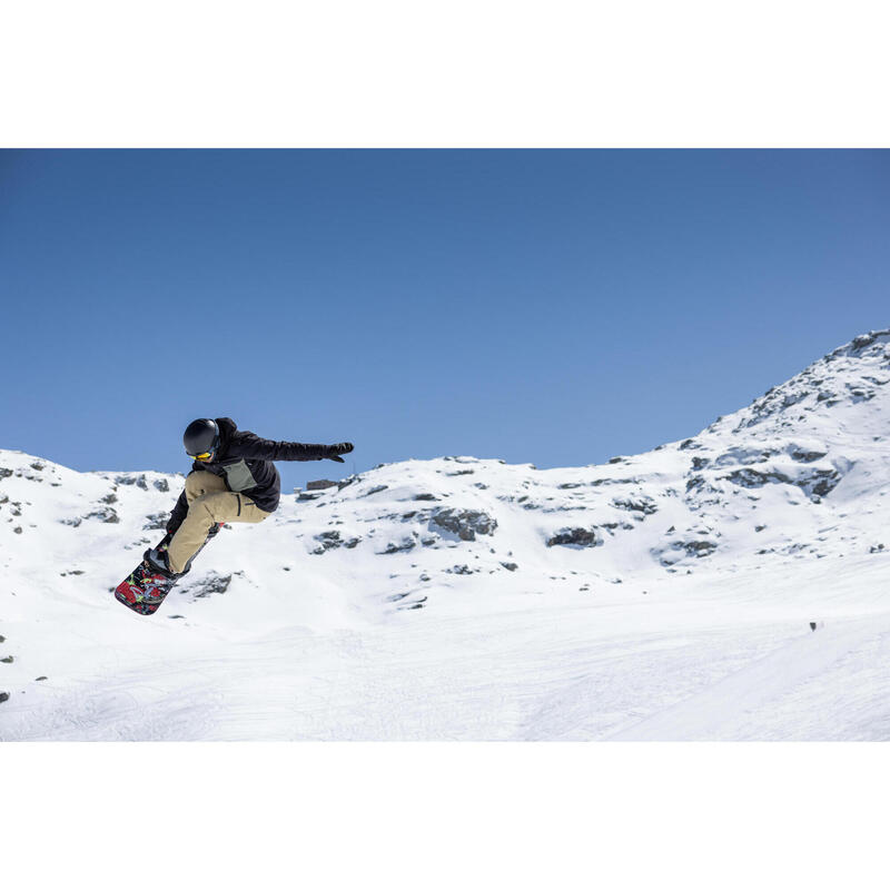 Fixações de snowboard homem e mulher all mountain/freestyle - SNB 500 preto