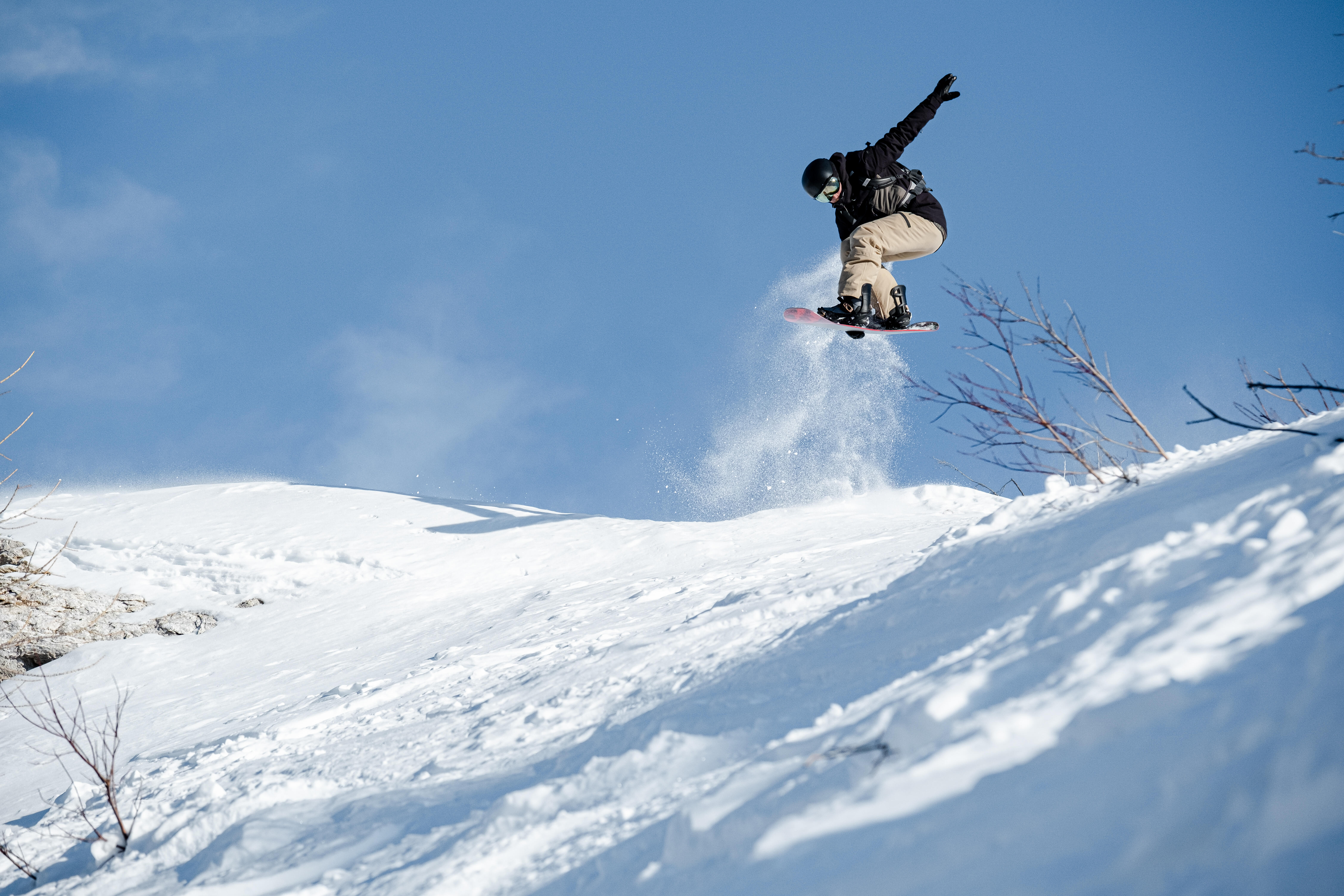 Snowboard Freestyle Bindings – SNB 500 Black - DREAMSCAPE