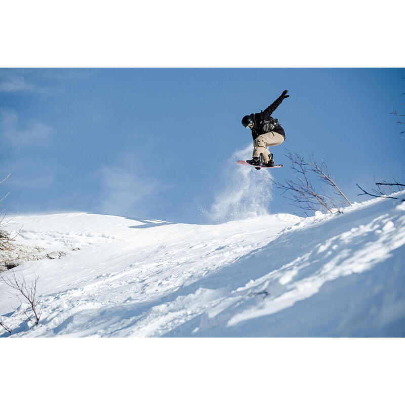 Yetişkin Snowboard All Mountain/Freestyle Bağlamaları - Siyah - SNB 500