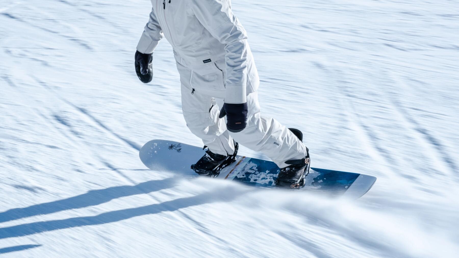 boy on a snowboard