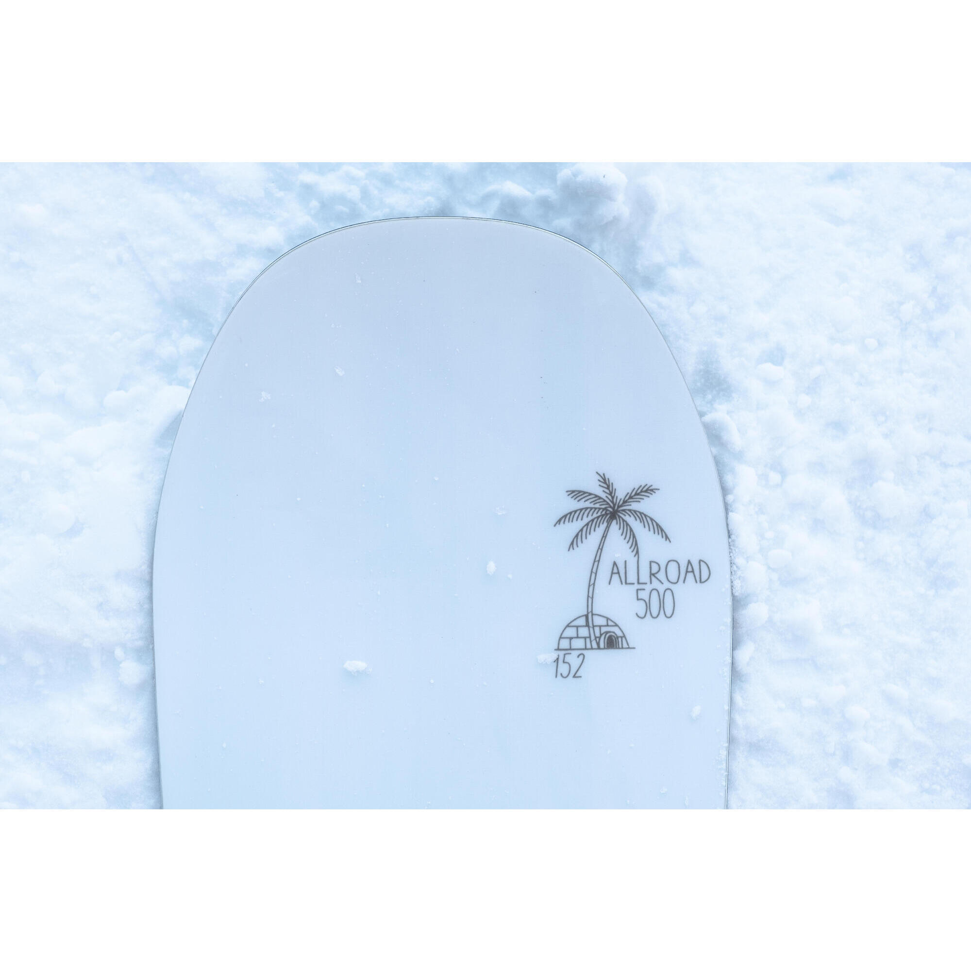 Snowboard all mountain & freeride Donna - Allroad 500 bianco/blu