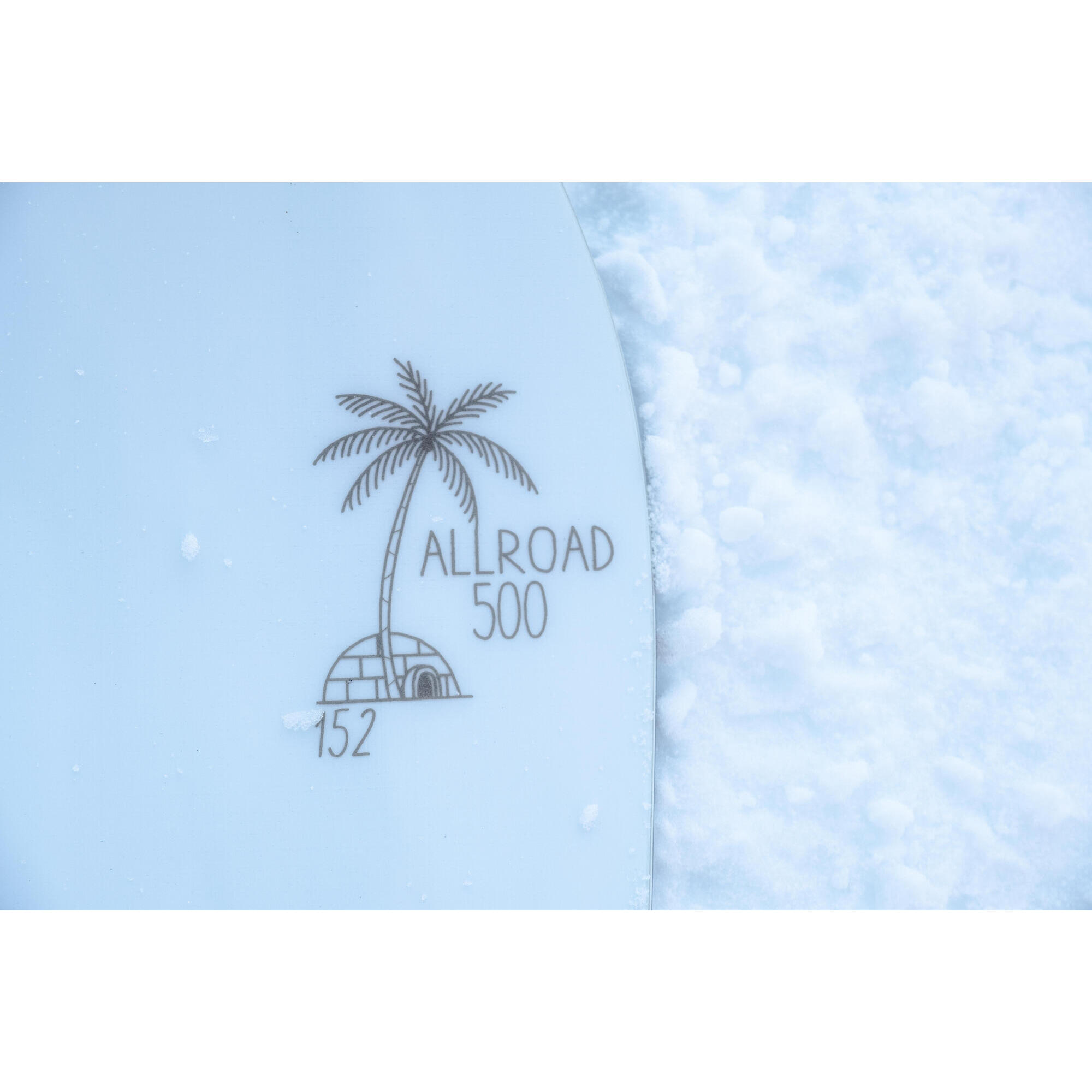 Snowboard all mountain & freeride Donna - Allroad 500 bianco/blu