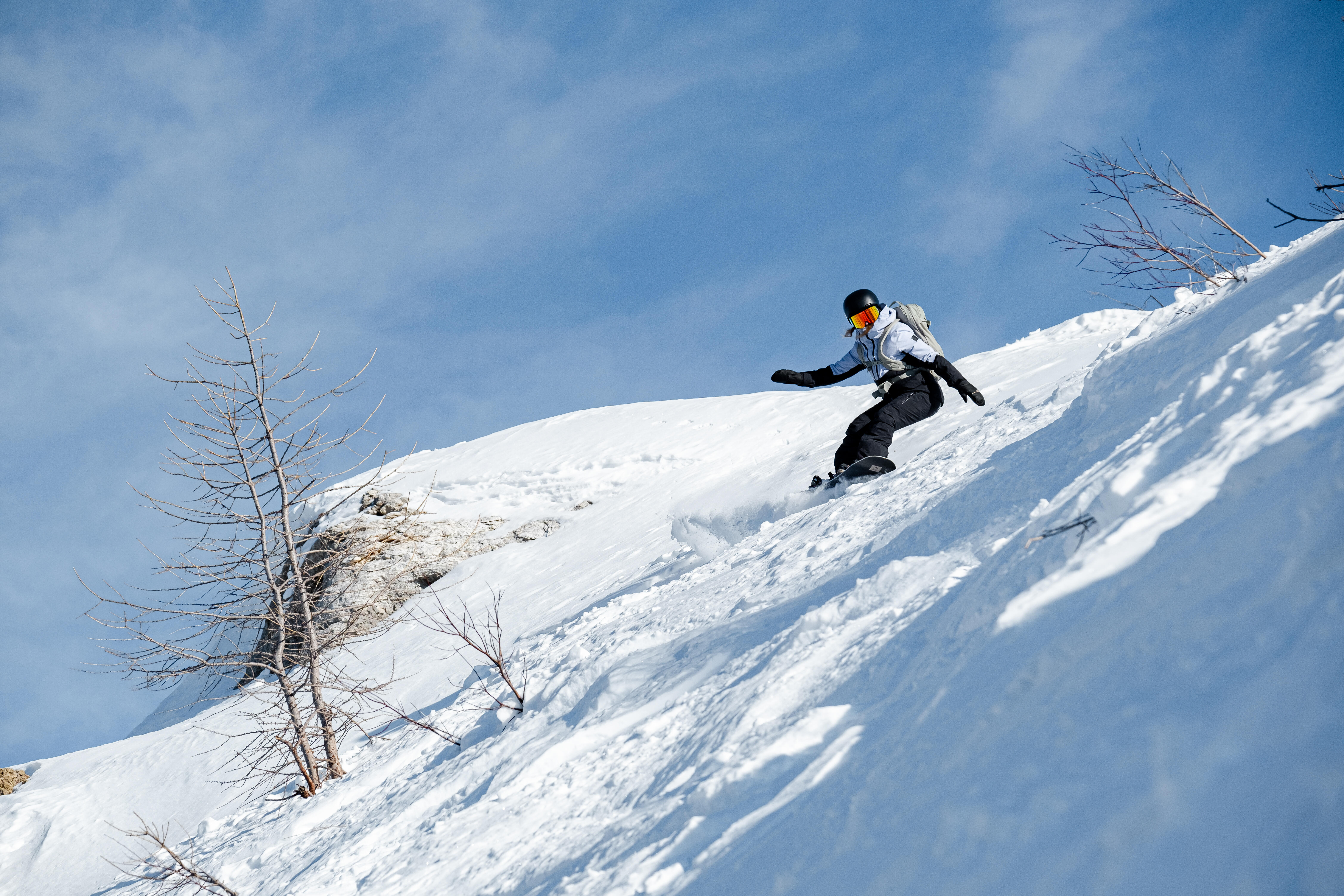 Women’s Snowboard - All Road 500 White/Blue - DREAMSCAPE