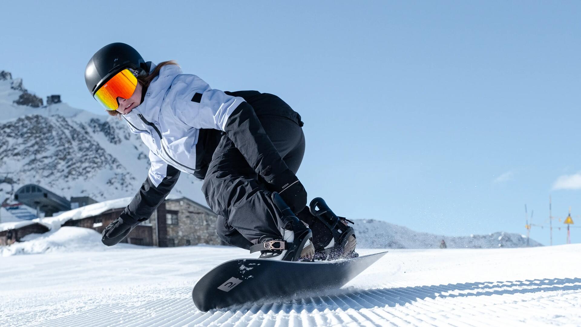 Snowboarders rocking the mountain