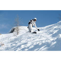 Veste snowboard femme résistante et 3 en 1 - SNB 900 Beige DREAMSCAPE