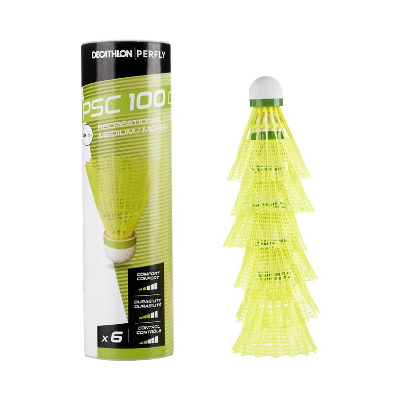 Tollaslabda, műanyag, 6 db - PSC 100 Medium 