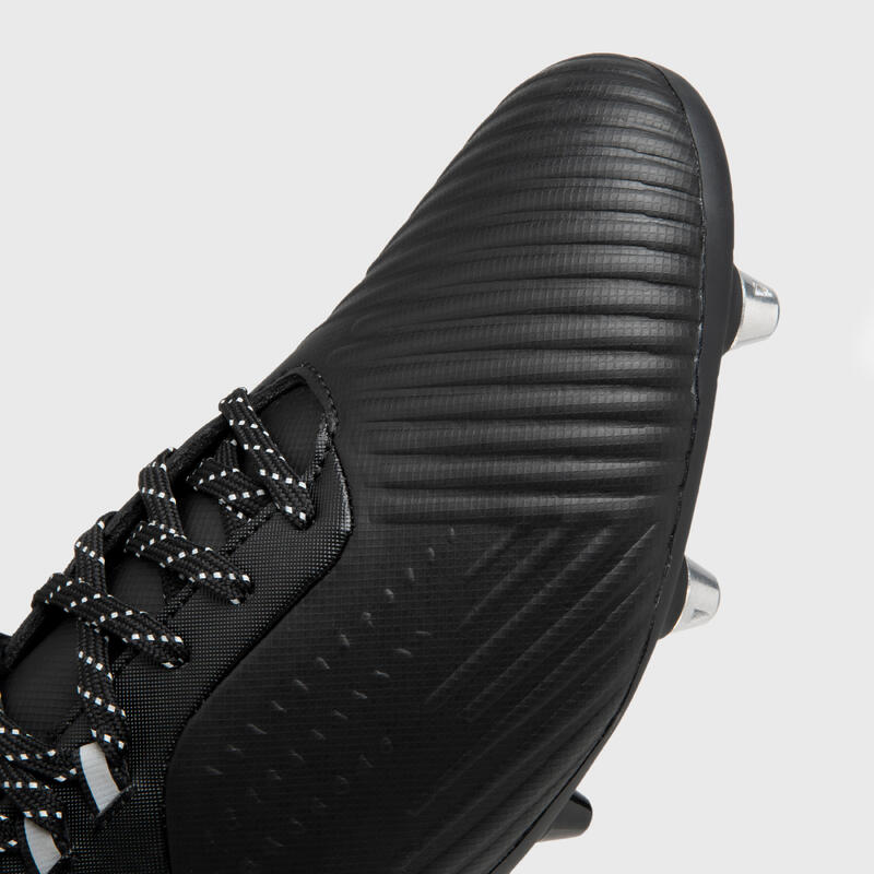 Zapatillas de rugby Híbridas Hombre - ADVANCE R500 SG negro