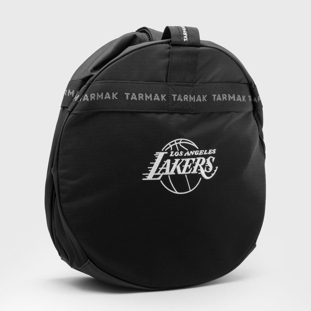 Taška Duffle Tarmak NBA Lakers 45 l čierna