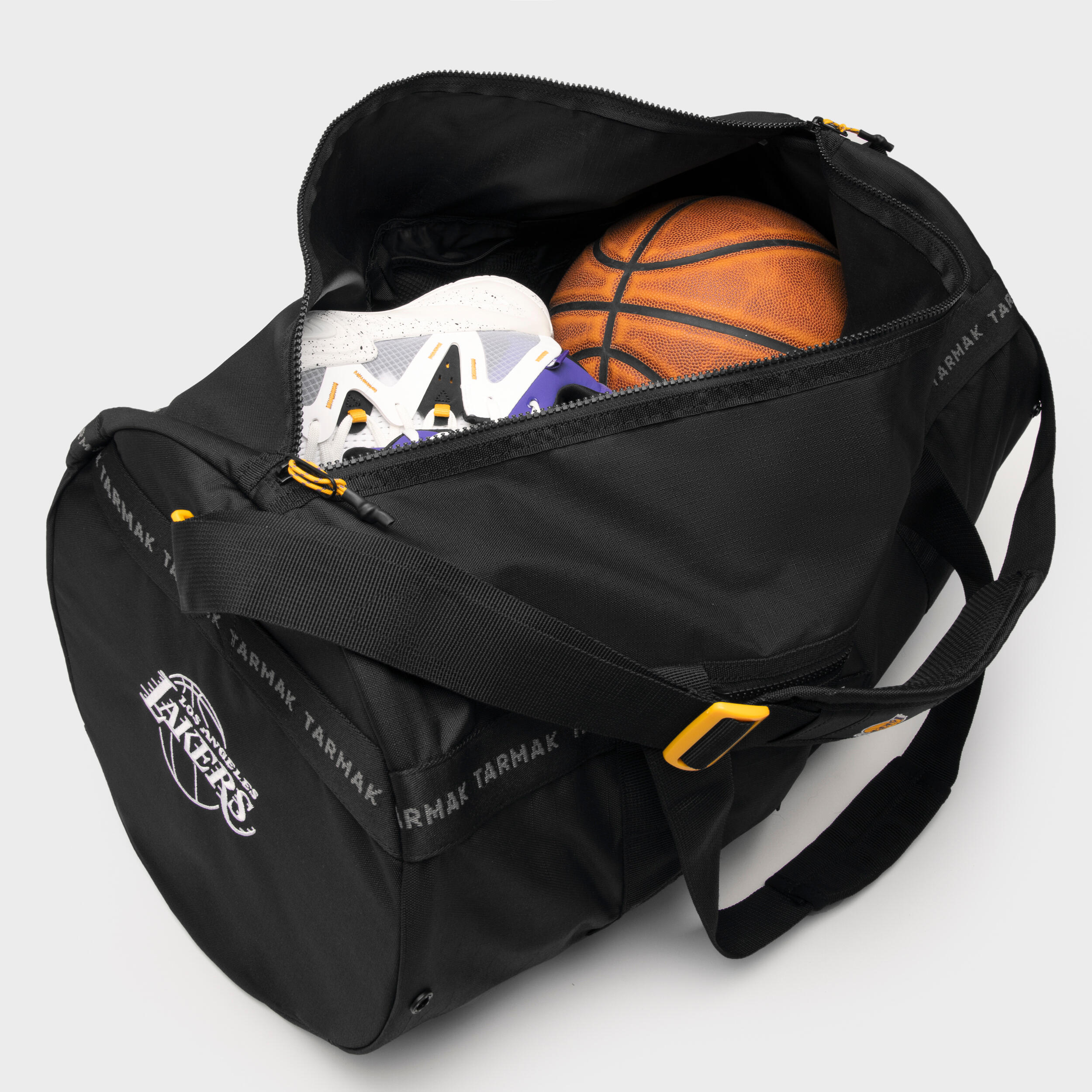 Basketball Sports Bag NBA Lakers Black Decathlon