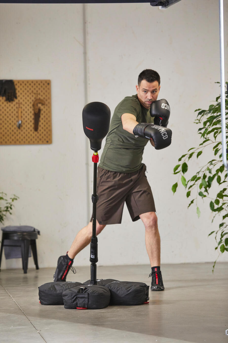 Punching ball barra per riflessi domyos decathlon boxe outshock