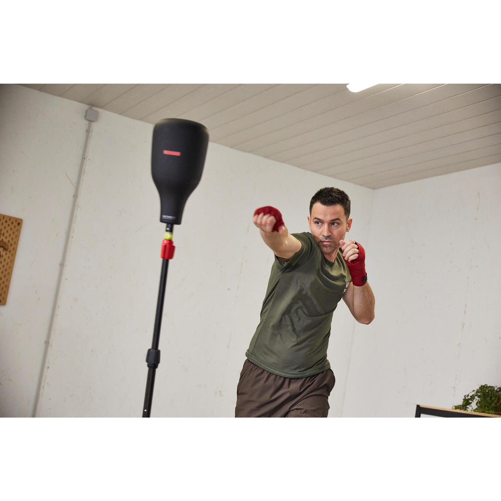 GTPBAO Punching Ball Poires de Vitesse Sacs De Boxe De Vitesse De Porte, Ballon De Boxe Mural avec Barre De Traction Réglable, Ensemble De Boxe pour