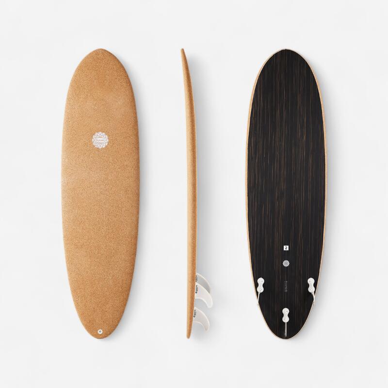 Nutzerbewertungen Surfboard 500 Hybrid 6'4" Oberseite aus Kork