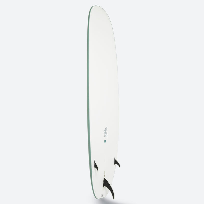 Surf longboard 900 Epoxy Soft 8'4" se 3 ploutvičkami