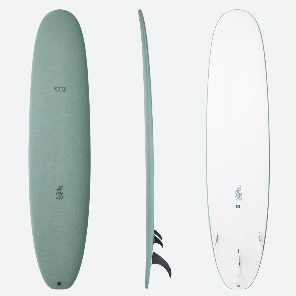 SURFBOARD 900 EPOXY SOFT 8'4 with 3 fins.