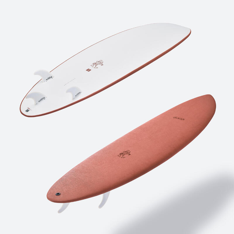 Surfboard 900 Epoxy Soft 7' mit 3 Finnen 