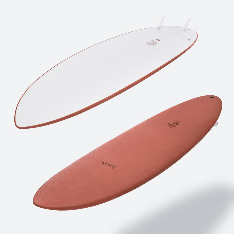 Surfboard 900 Epoxy Soft 7' mit 3 Finnen 