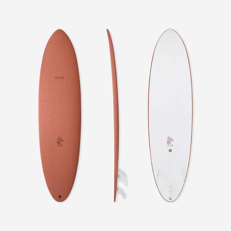 Surfboard 900 Epoxy Soft 7' mit 3 Finnen 