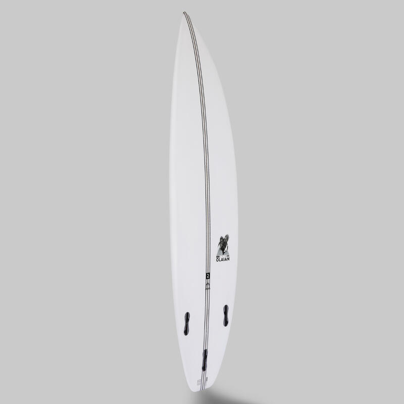 Placă shortboard 900 PERF 6'2 31 L vândută fără înotătoare.