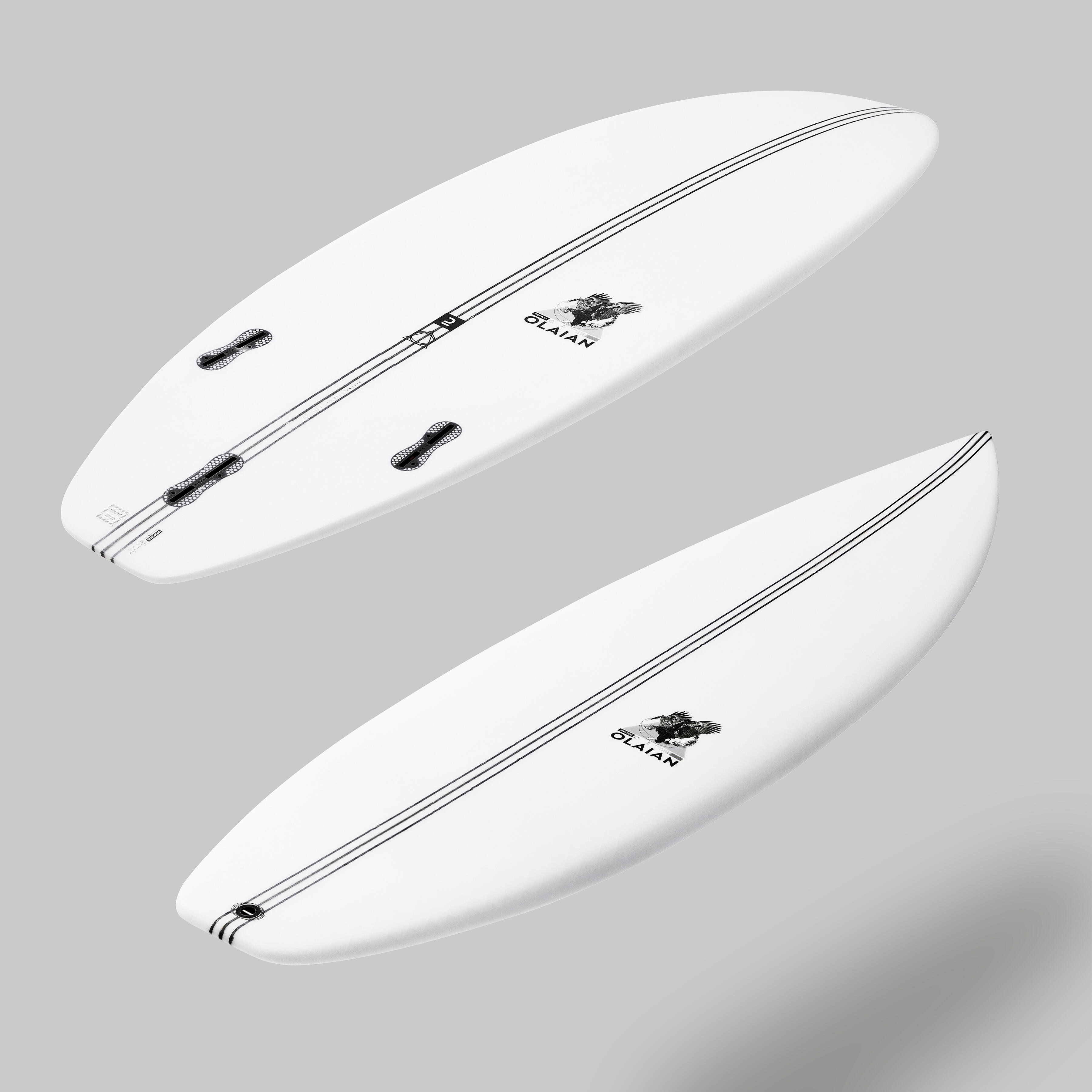 OLAIAN Surf shortboard 900" Perf 5'11 27 l bez plutvičiek bez · záber 4