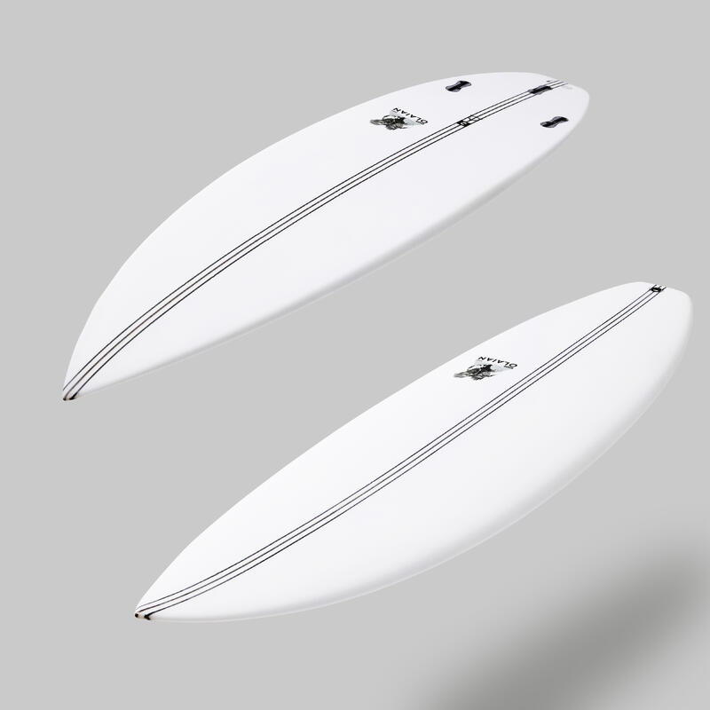 Surf shortboard 900 Perf 6'2 31 l bez ploutviček