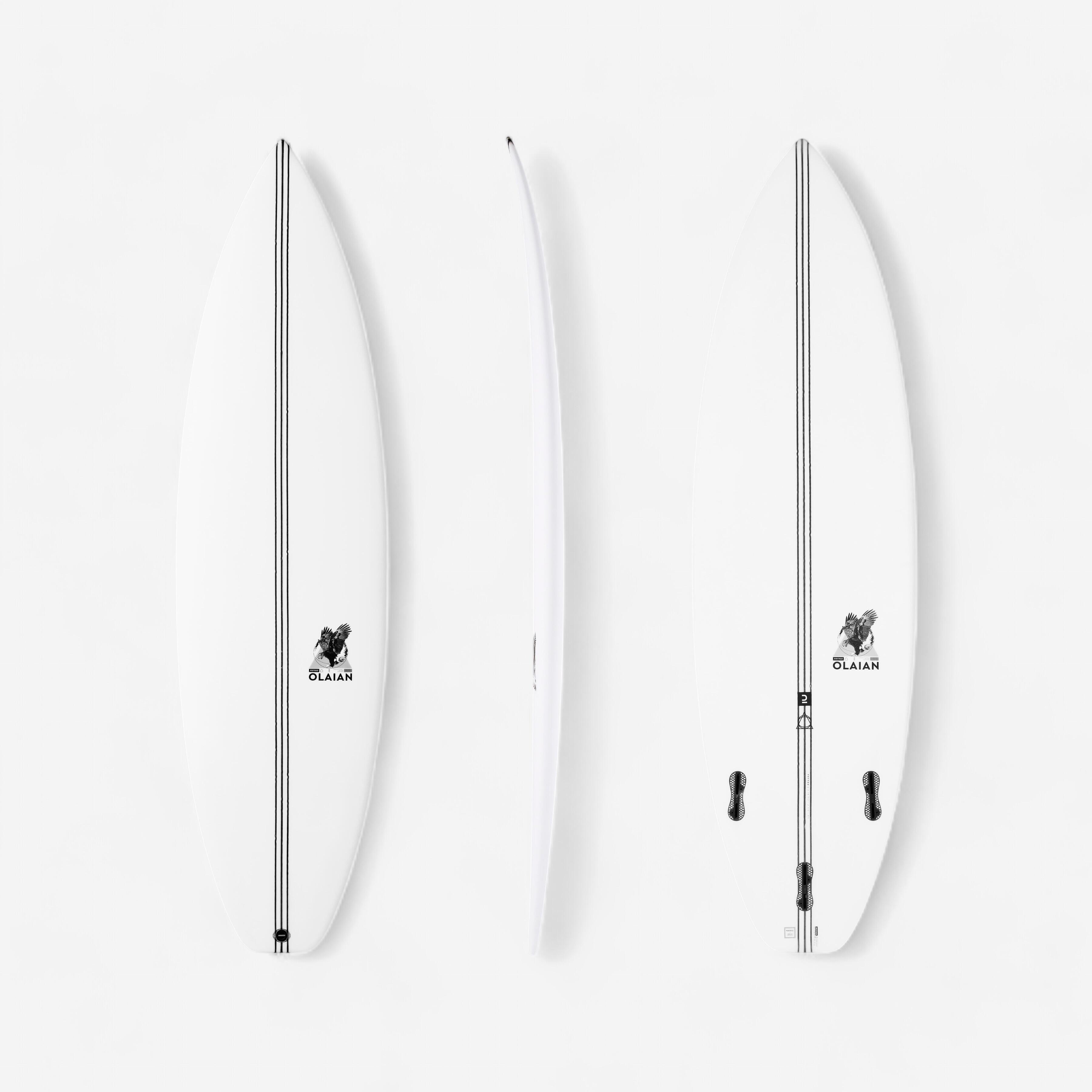 Olaian - Shortboard 900 Perf 6' 29 L .livrée Sans Ailerons - Planche De Surf - Surf Bodyboard Ski Nautique - Blanc - Taille Unique - Decathlon