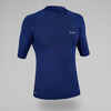 Pánske tričko 100 s ochranou proti UV krátky rukáv modré