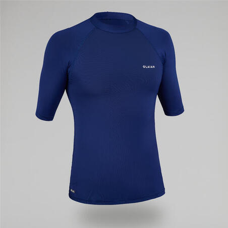 T-shirt UV-skydd vattensport 100 Herr mörkblå