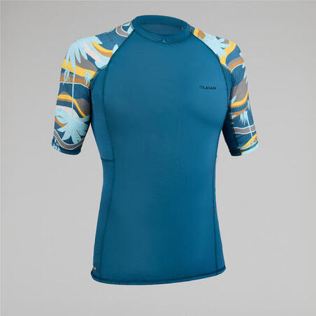 Majica kratkih rukava za surfovanje 500 Palmeraie s UV zaštitom muška