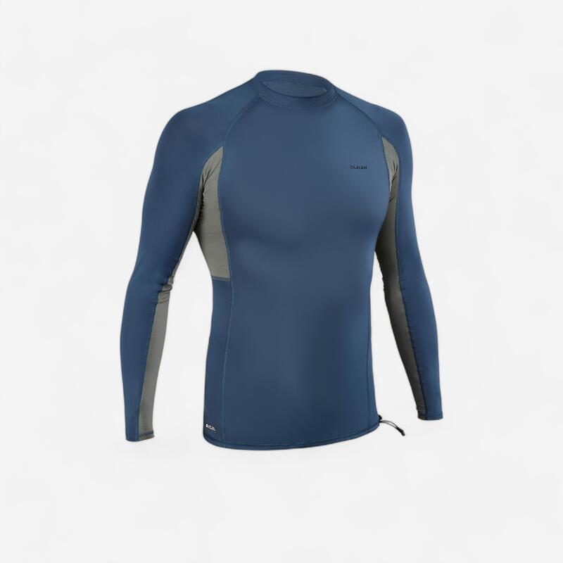 Maglia anti-UV surf 500 maniche lunghe Green