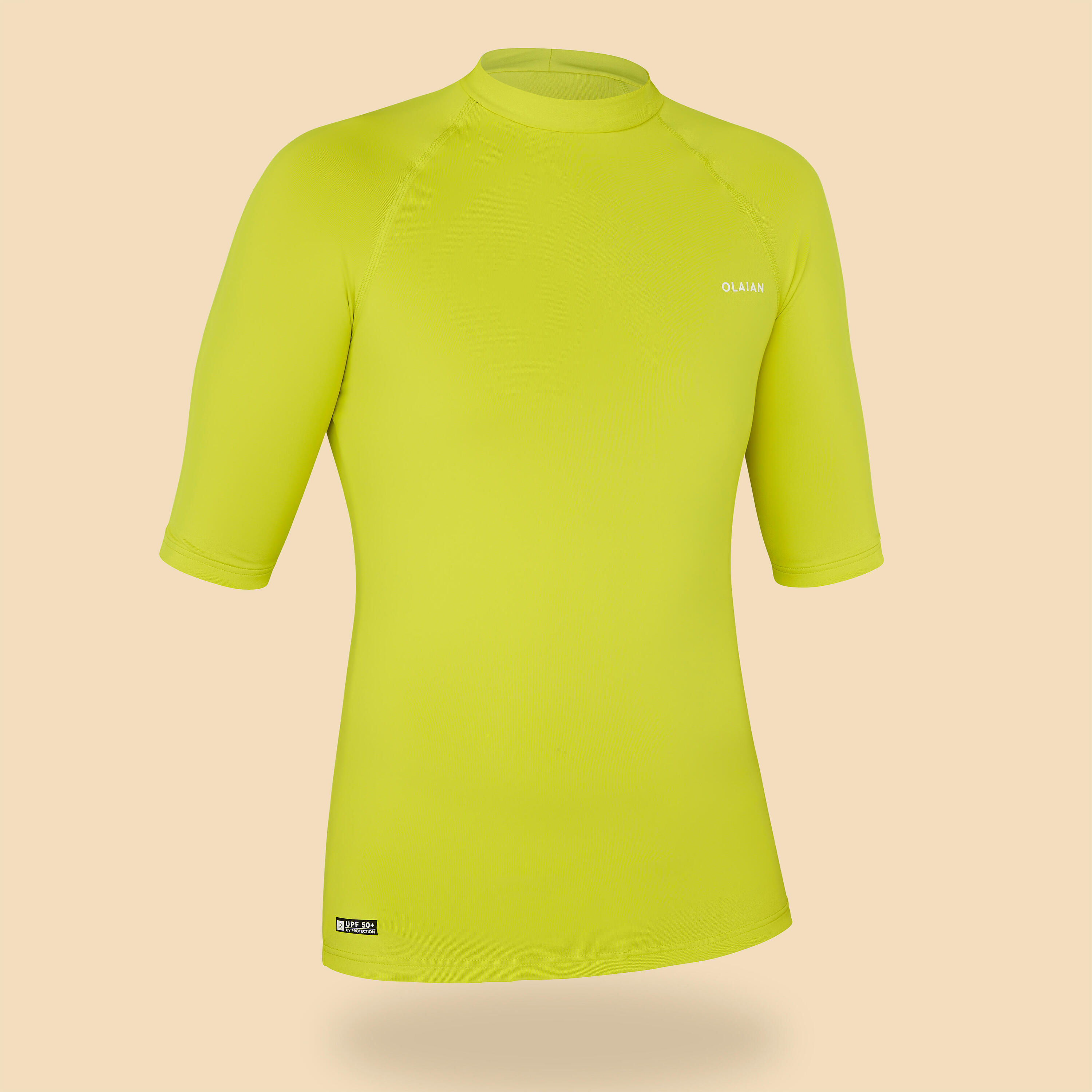 Kid's anti-UV sun top yellow 1/7