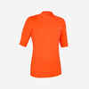 Detské tričko 100 s UV ochranou krátky rukáv oranžové