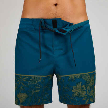 Surfing boardshorts 500 17" PIERRO TURQUOISE