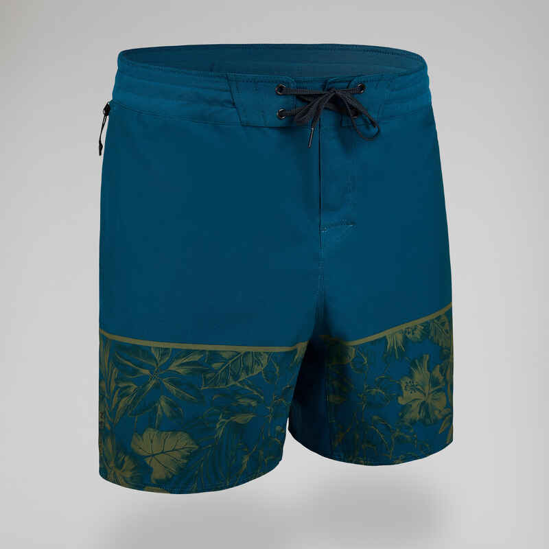 Surfing boardshorts 500 17" PIERRO TURQUOISE