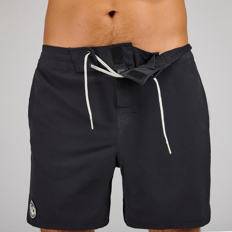 Boardshort surf 500 17" GOOD BLACK