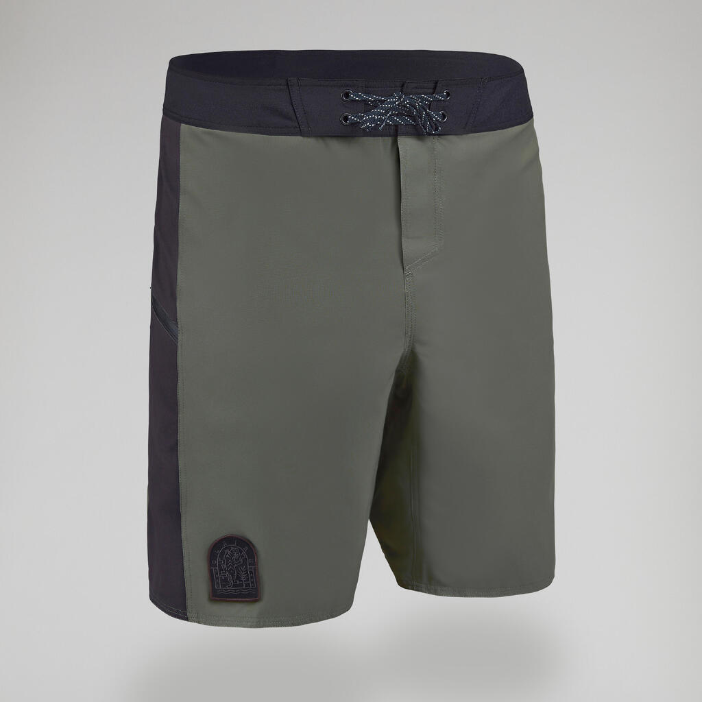 Βερμούδα boardshort 500 19" alex για surf χακι